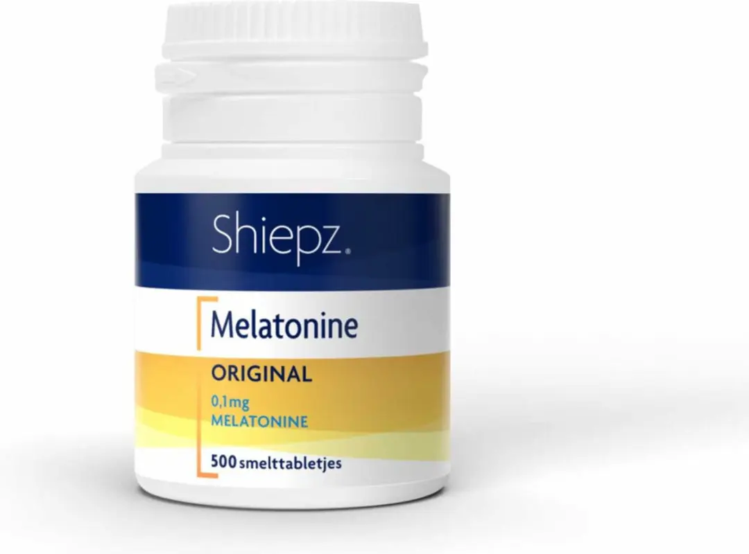 Shiepz Melatonine Original 0,1mg - 500 Tabletten - afbeelding 6 van 6