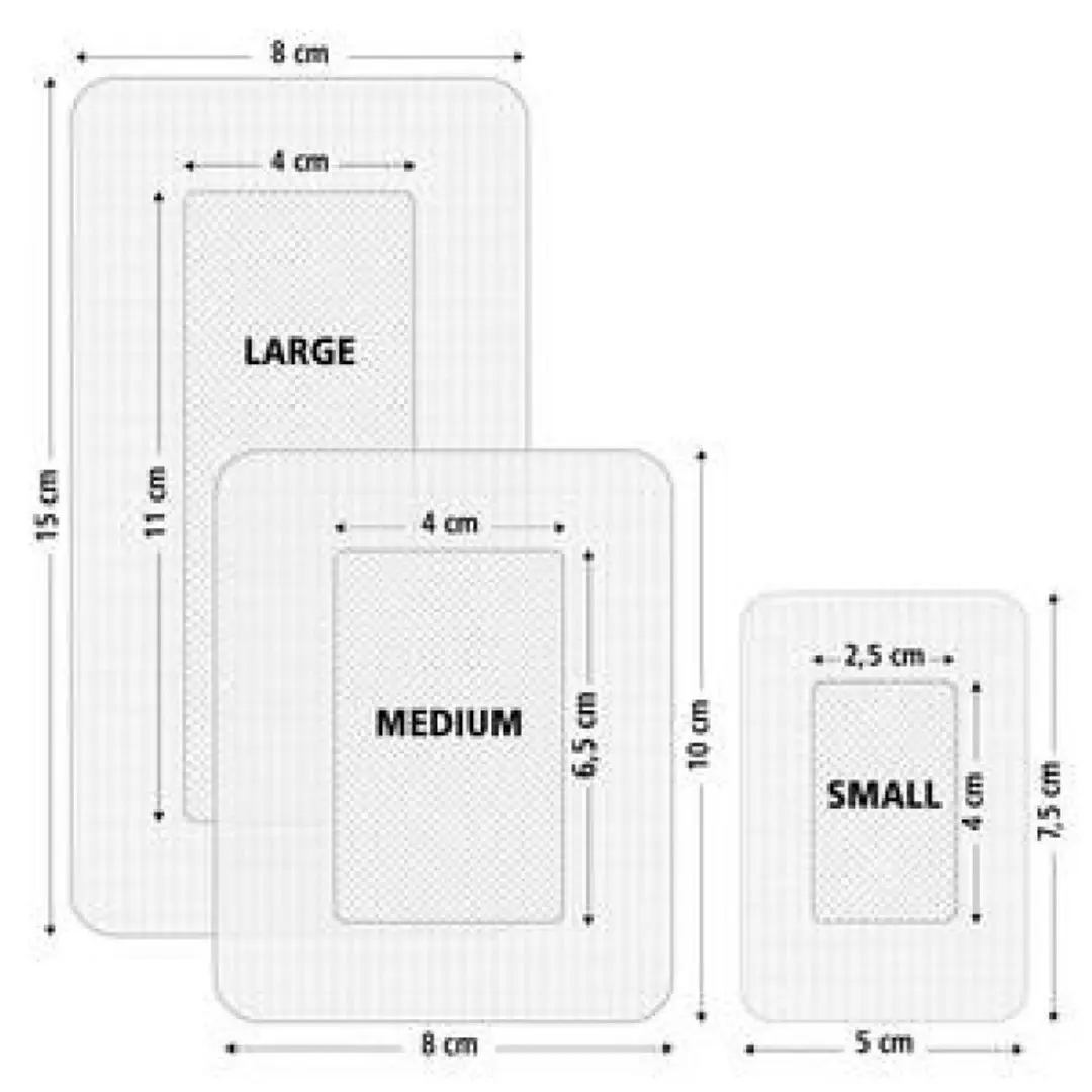 Heltiq Eilandpleister Small 7,5x5cm - 8 Stuks