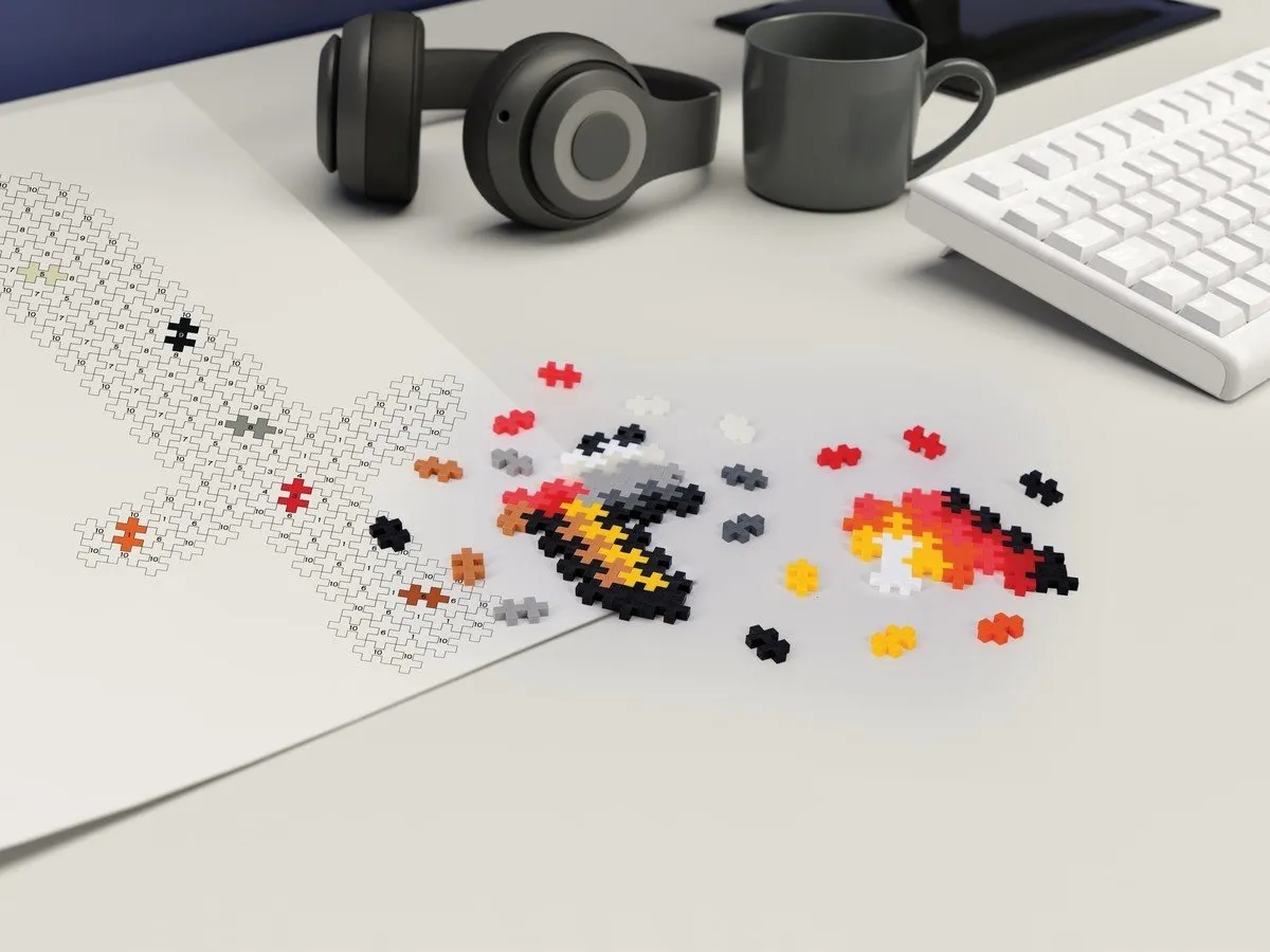 Plus-Plus Puzzle by Number Zwaard 250 Stuks - 3910