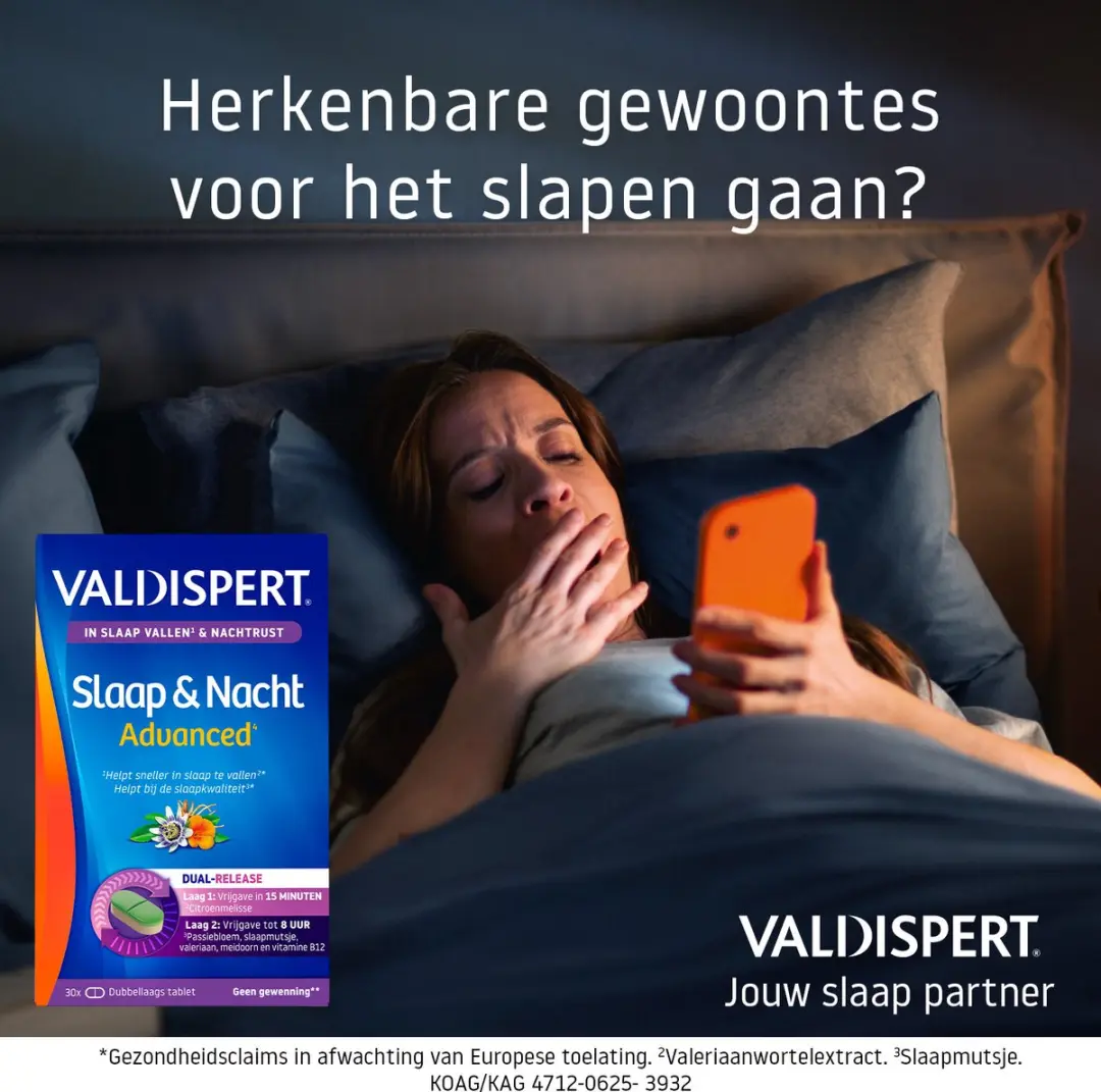 Valdispert Slaap & Nacht Advanced 30 Tabletten - Citroenmelisse