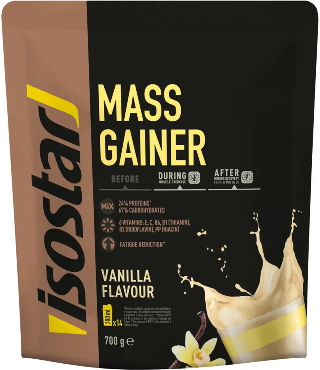Isostar Massgainer Vanille 700g - 14 Shakes