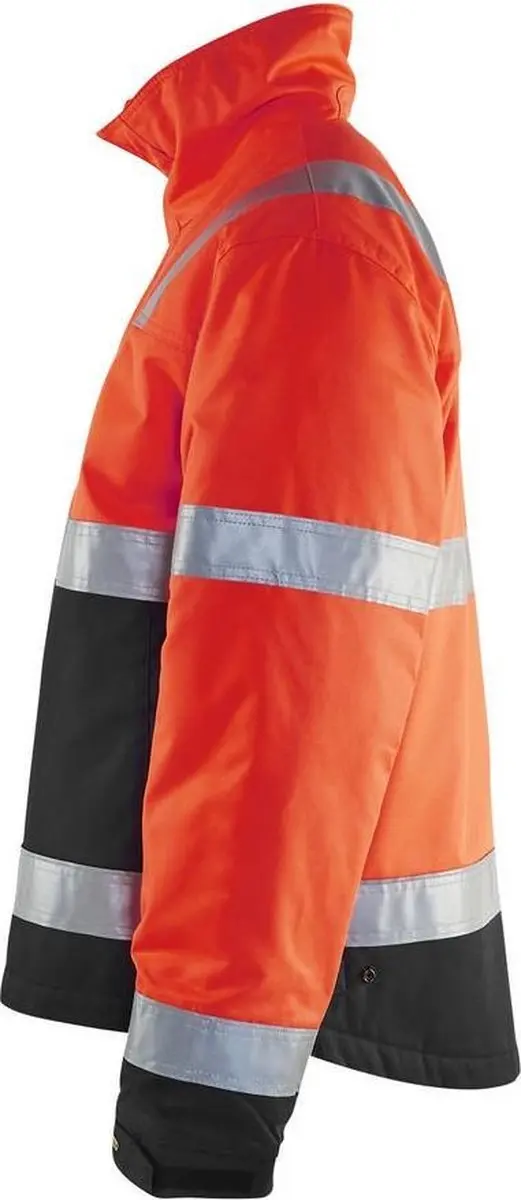 Blåkläder Winterjas High Vis Mt XXL - Rood/Zwart