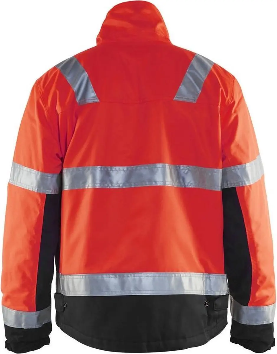 Blåkläder Winterjas High Vis Mt XXL - Rood/Zwart