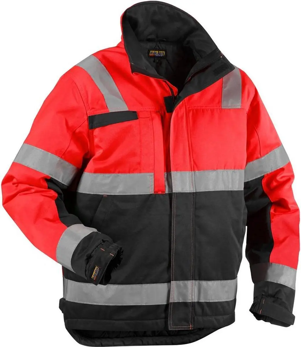 Blåkläder Winterjas High Vis Mt XXL - Rood/Zwart