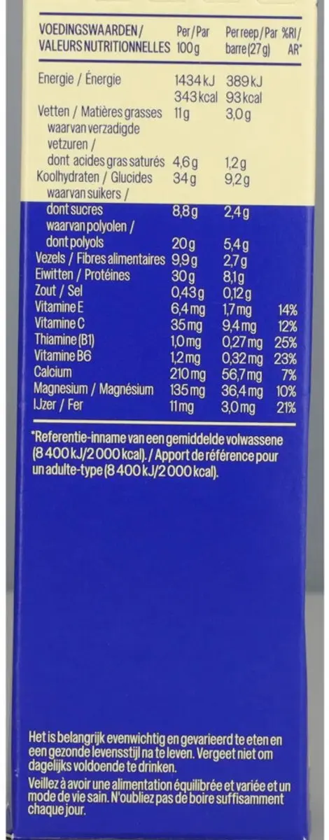 weCare High Protein Bar Chocolade 81g