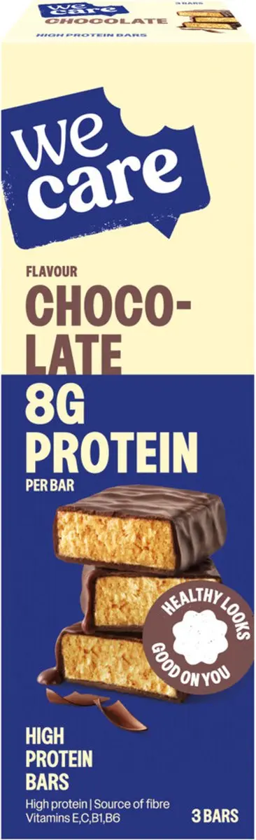 weCare High Protein Bar Chocolade 81g