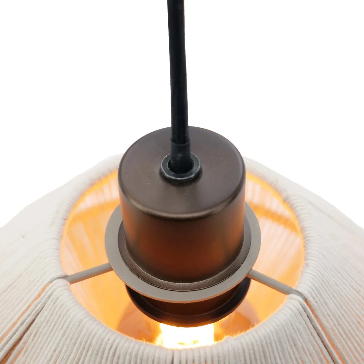 Eglo Orimini Hanglamp Ø40cm - Crème/Brons