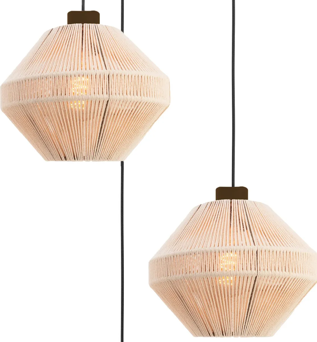 Eglo Orimini Hanglamp Ø40cm - Crème/Brons