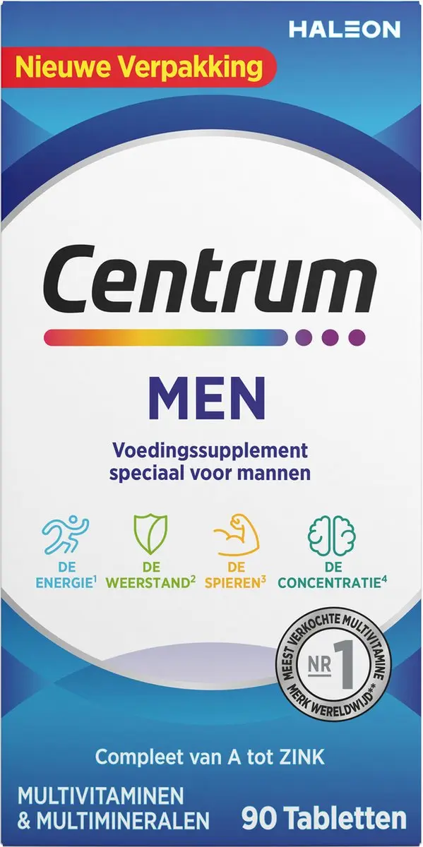 Centrum Men Multivitaminen 90 Stuks