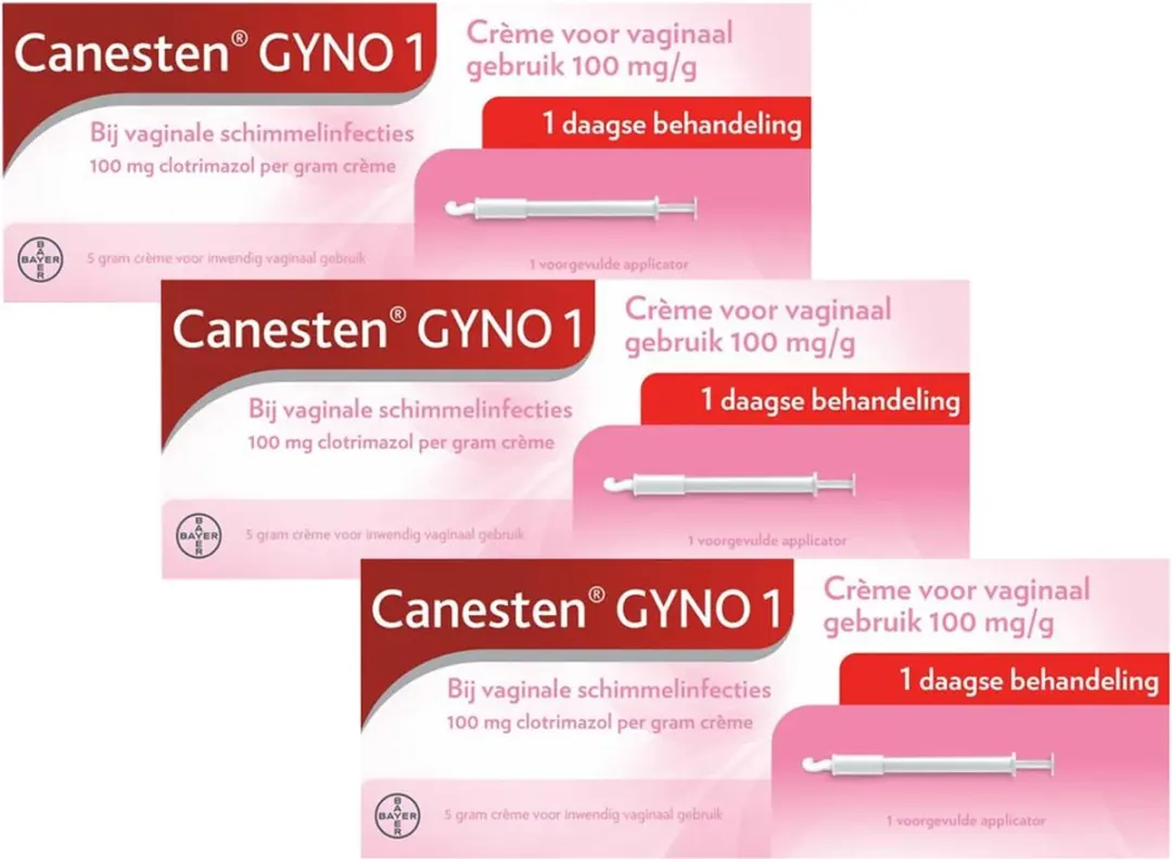 Canesten Gyno Crème 3x5g - Voordeelverpakking