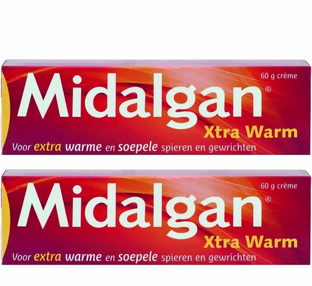 Midalgan Warm Crème 2x60g