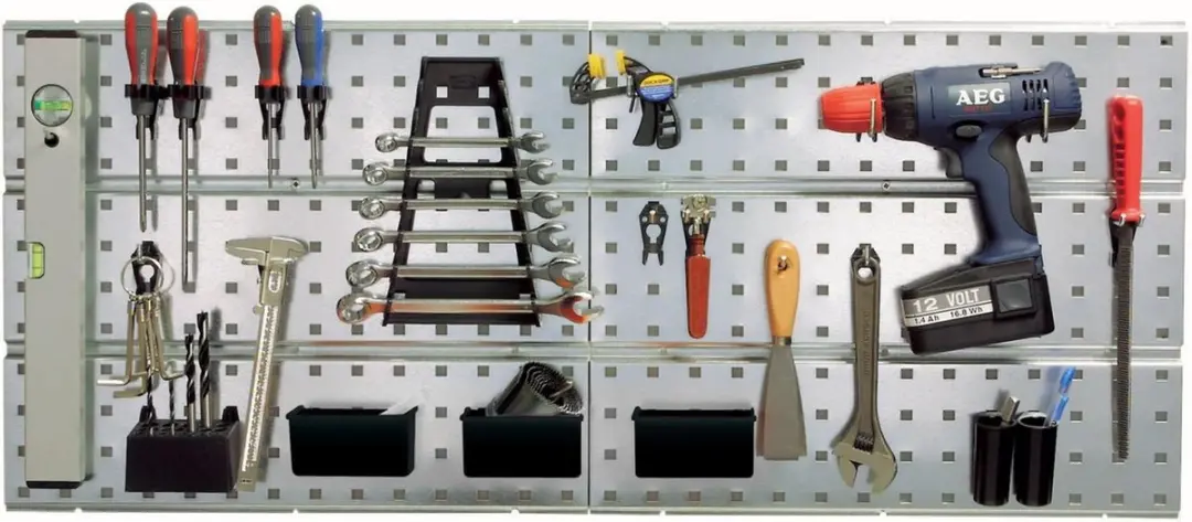 Raaco SuperClip Gereedschapsbord 52x44cm - Gegalvaniseerd