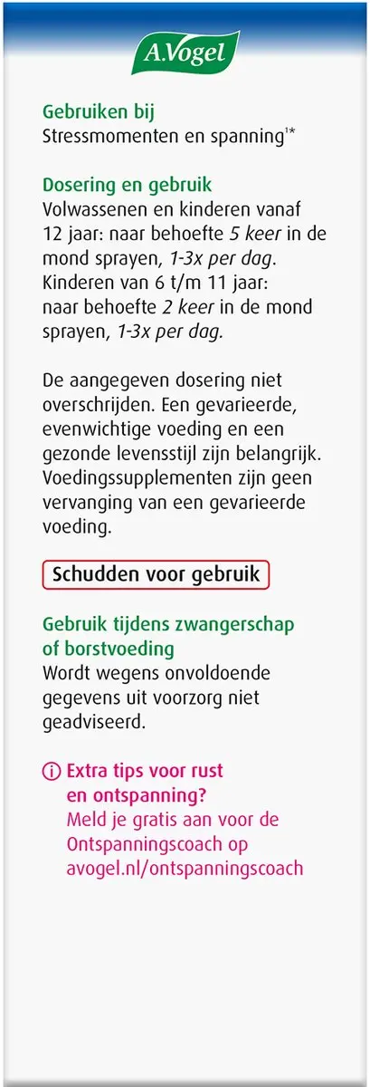 A.Vogel Passiflora Rustgevende Spray 20ml