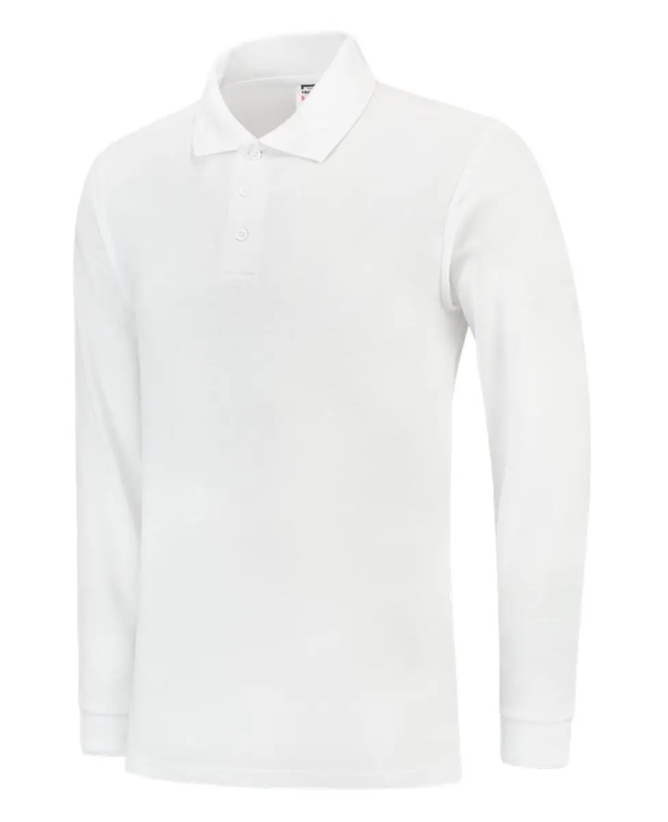 Tricorp Poloshirt Lange Mouw 3XL - Wit