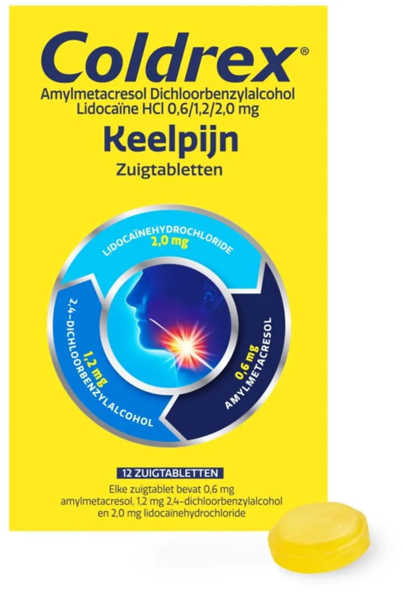 Coldrex Keelpijn Zuigtabletten