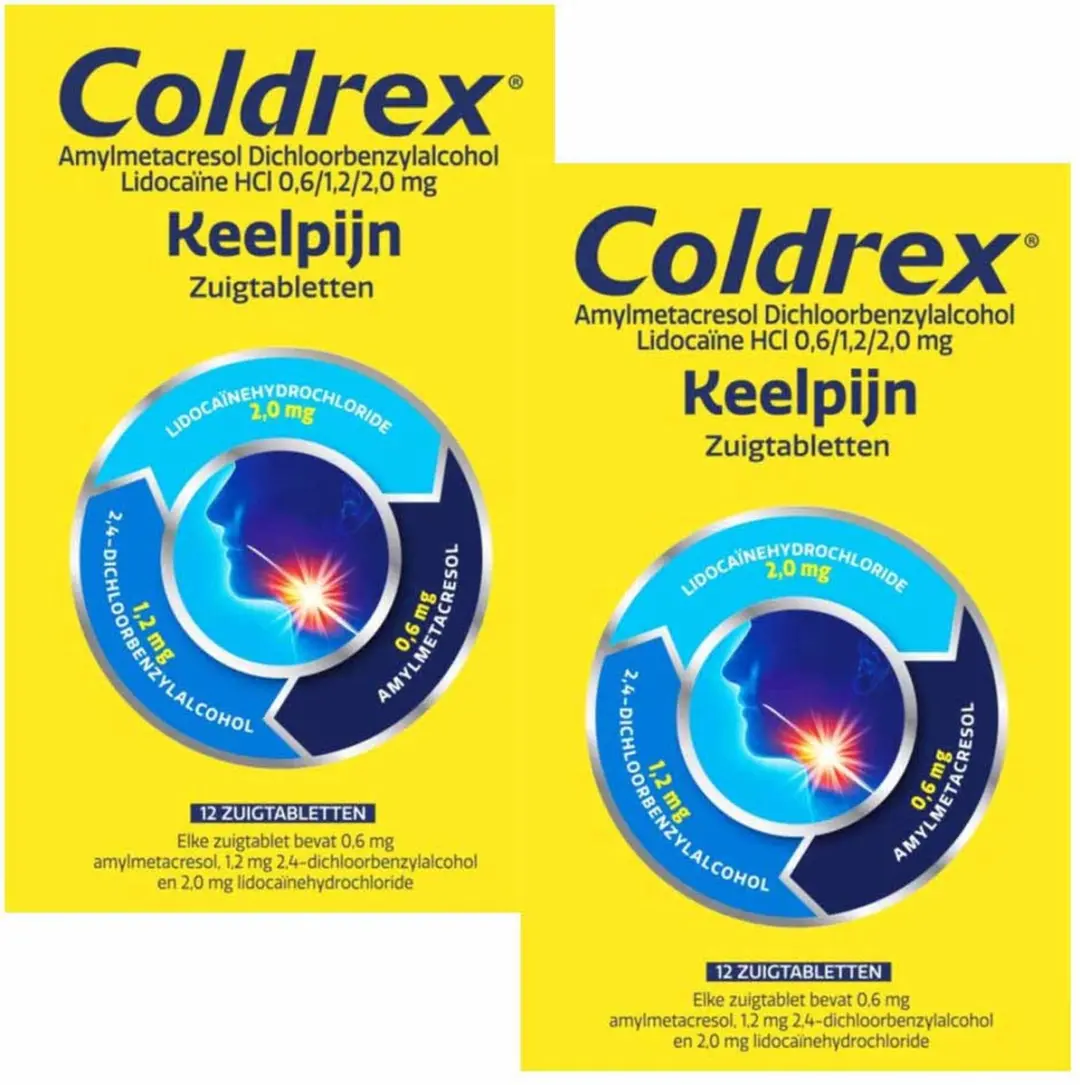 Coldrex Keelpijn Zuigtabletten - 24 Stuks