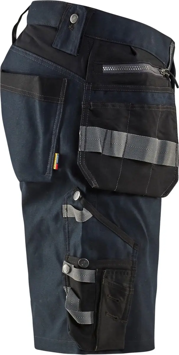 Blåkläder Short 1598-1343 - Stretch - Maat 46 - Donker marineblauw/Zwart