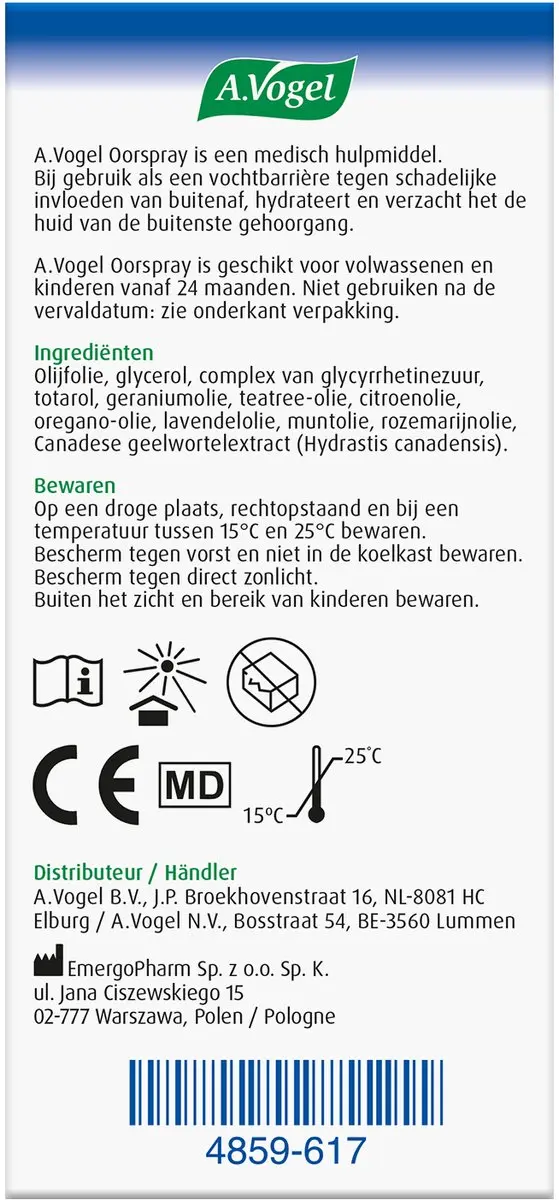 A.Vogel Oorspray 10ml