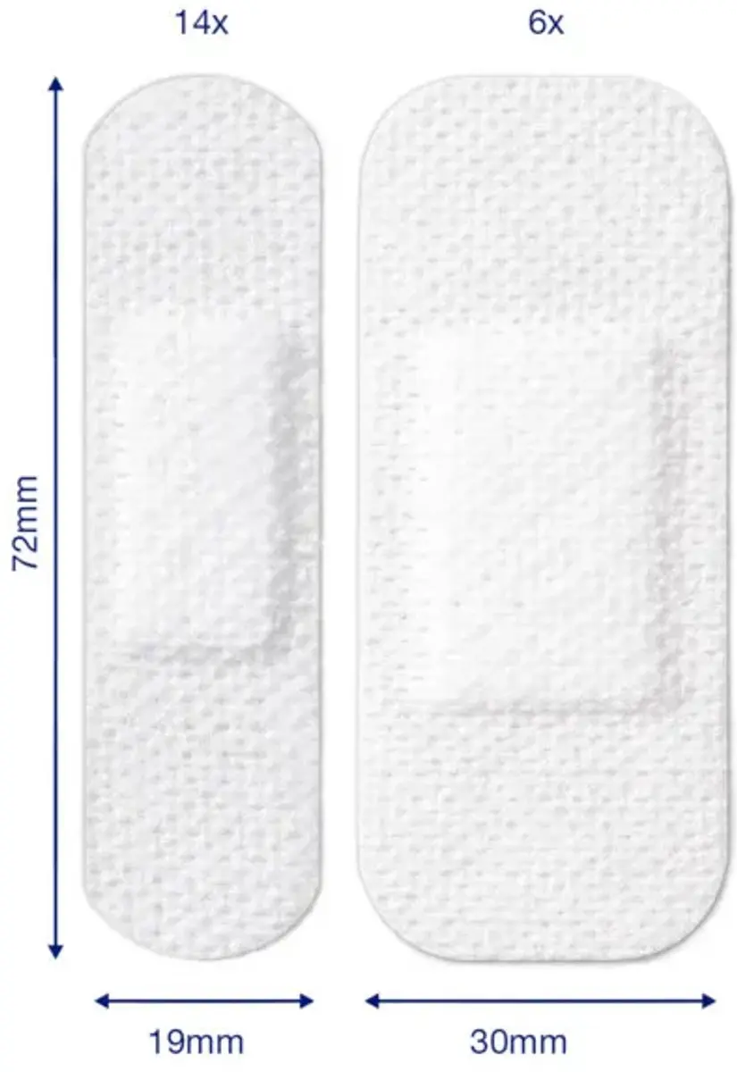 Hansaplast Sensitive Pleisters 20 Stuks - 10x6cm