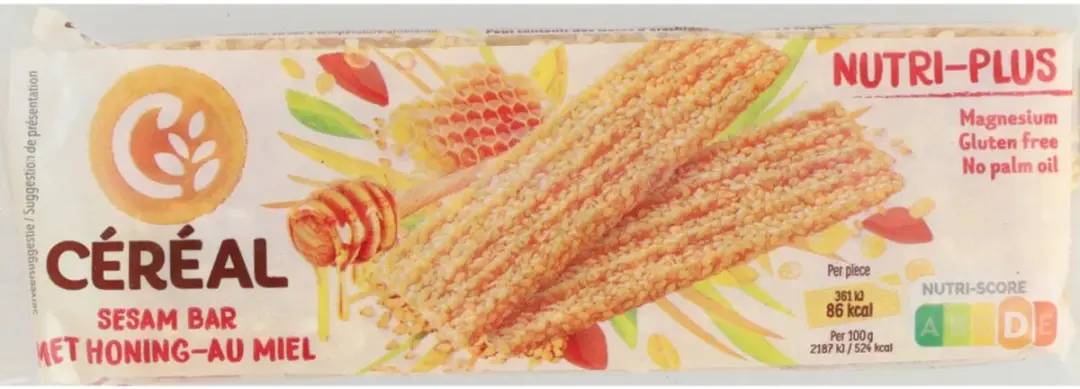 Cereal Sesambar Honing - 12x50g Voordeelverpakking