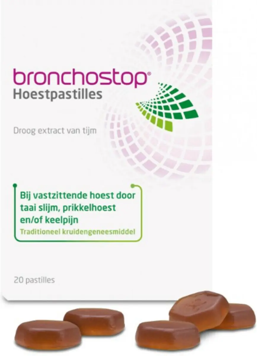 Bronchostop Hoestpastilles Honing & Citroen