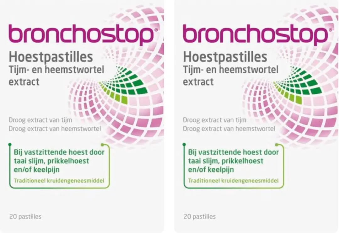 Bronchostop Hoestpastilles Honing & Citroen - 40 Stuks