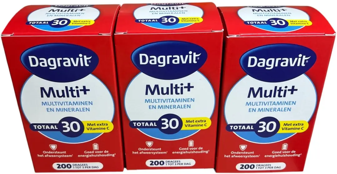 Dagravit Totaal 30 Multivitaminen 600 Stuks