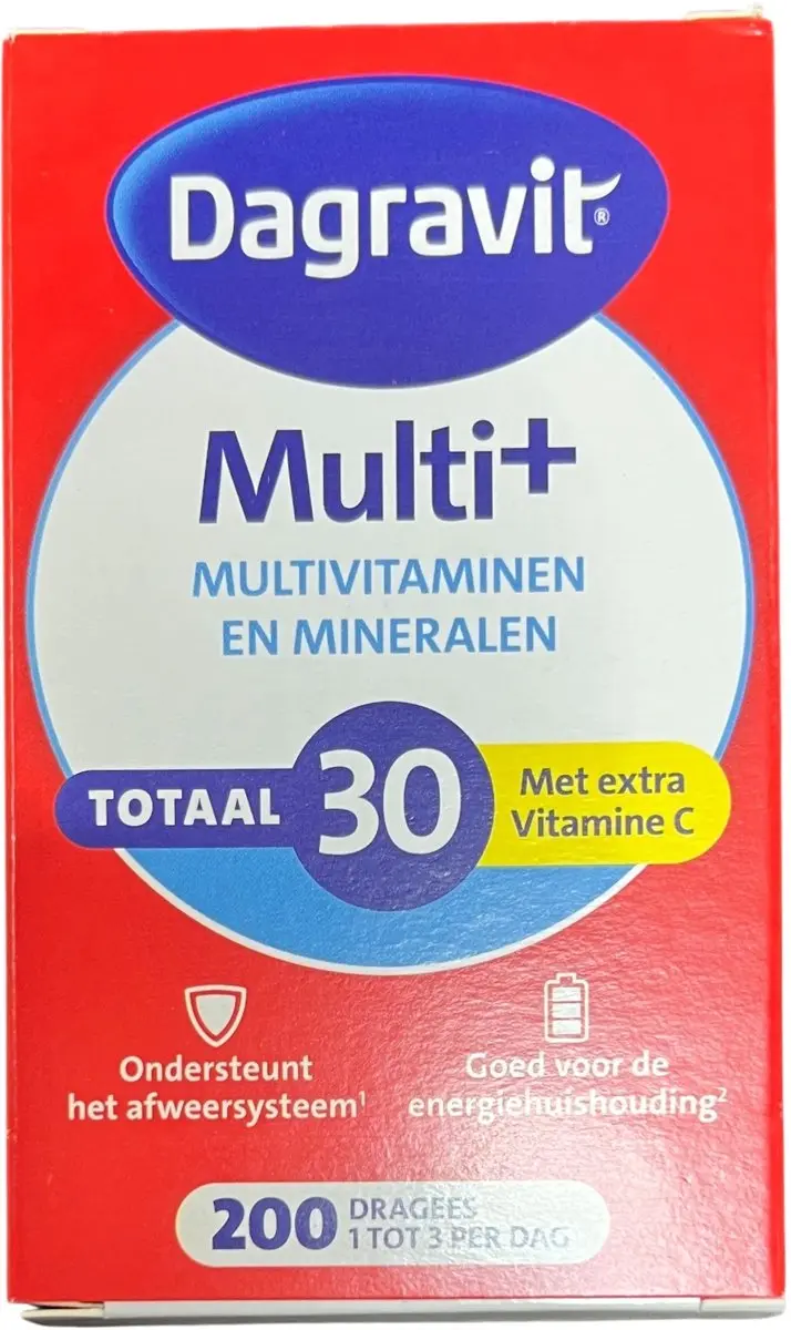 Dagravit Totaal 30 Multivitaminen 600 Stuks