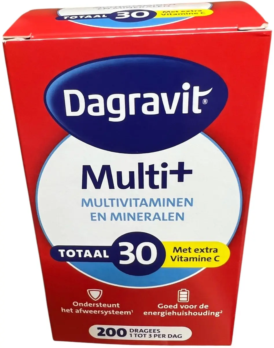Dagravit Totaal 30 Multivitaminen 600 Stuks