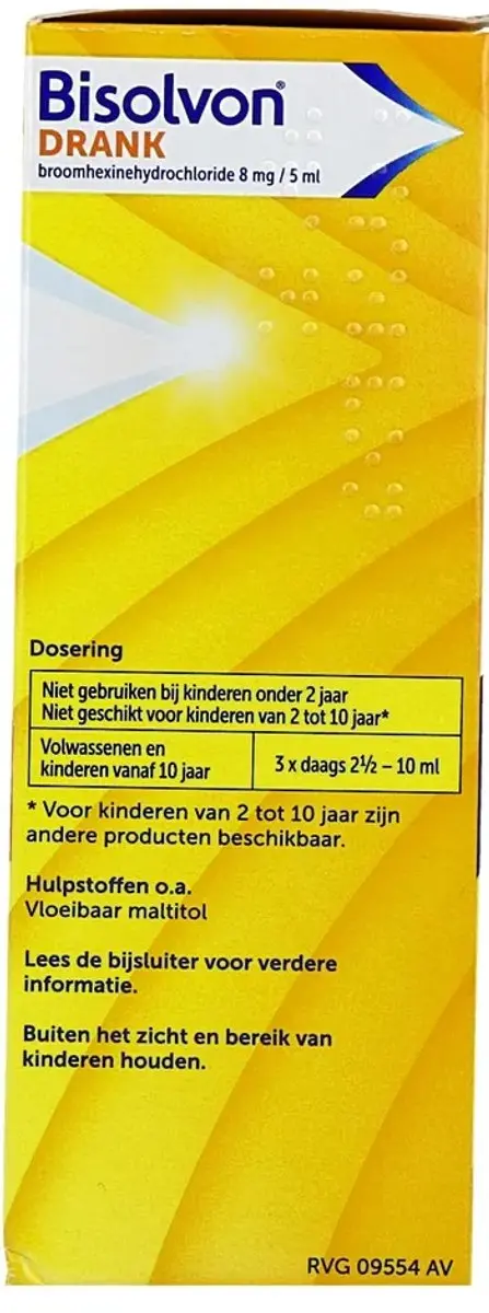 Bisolvon Drank Vastzittende Hoest 125ml