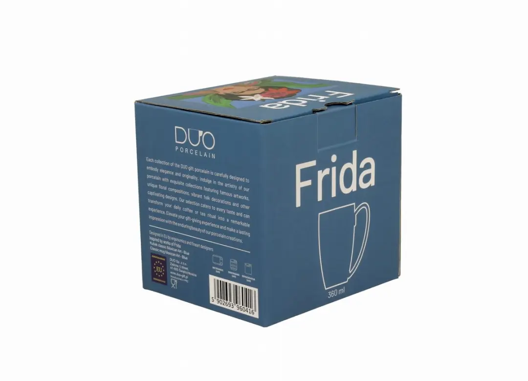 Duo Mok Classic Mexican Art Blauw - 2 Stuks 360ml