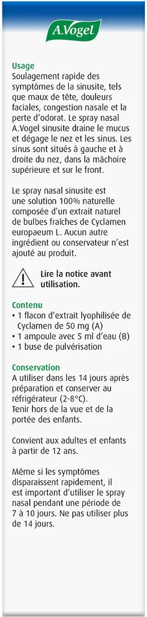 A.Vogel Bijholteontsteking Cyclamen 50mg - 0.5ml