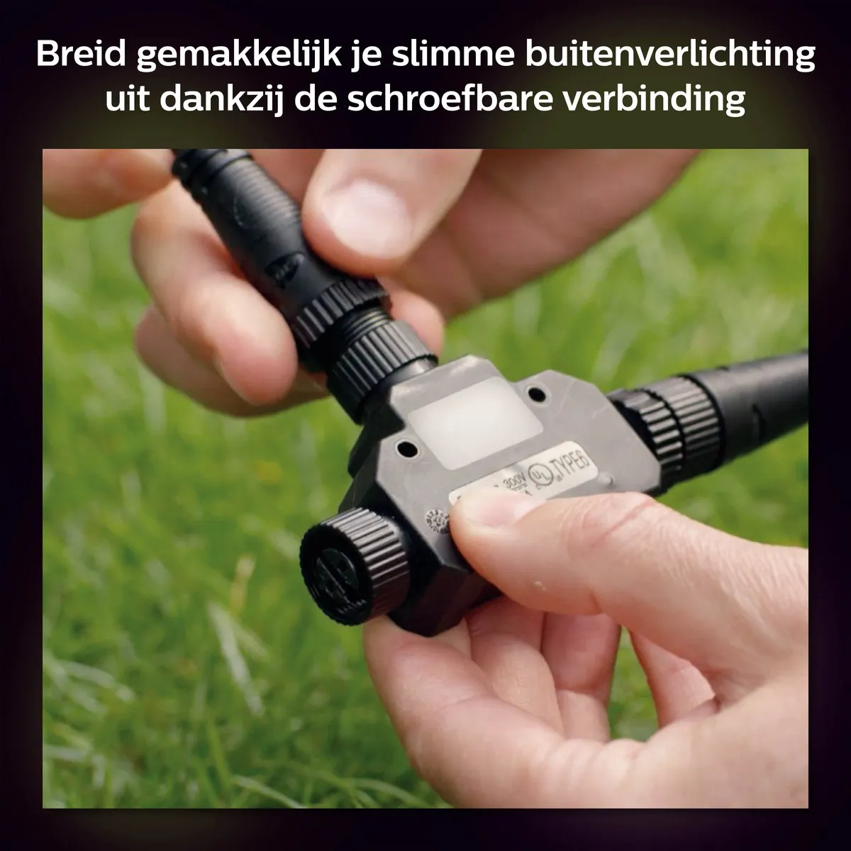 Philips Hue T-verlengstuk Buiten - 2 Lichtpunten