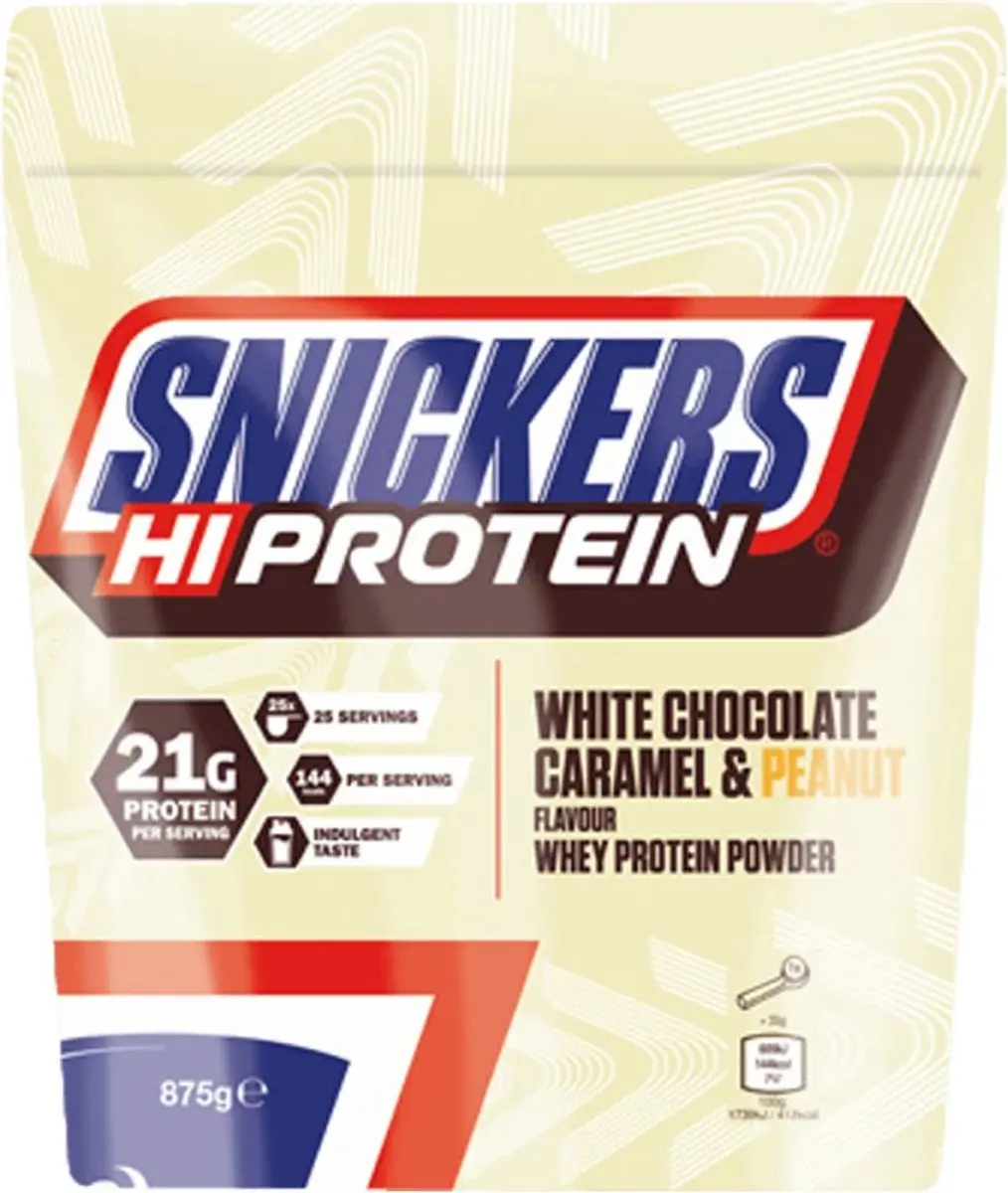 Snickers White Protein Powder 875g - Eiwitpoeder