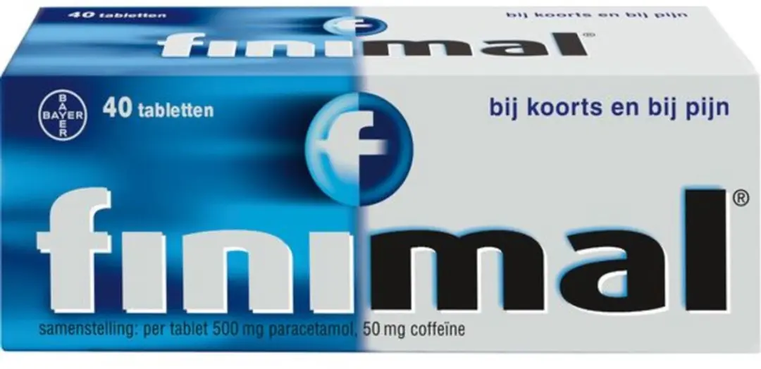 Finimal Paracetamol + Cafeïne Tabletten 40 Stuks