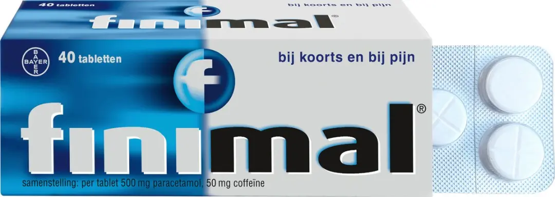 Finimal Paracetamol + Cafeïne Tabletten 40 Stuks
