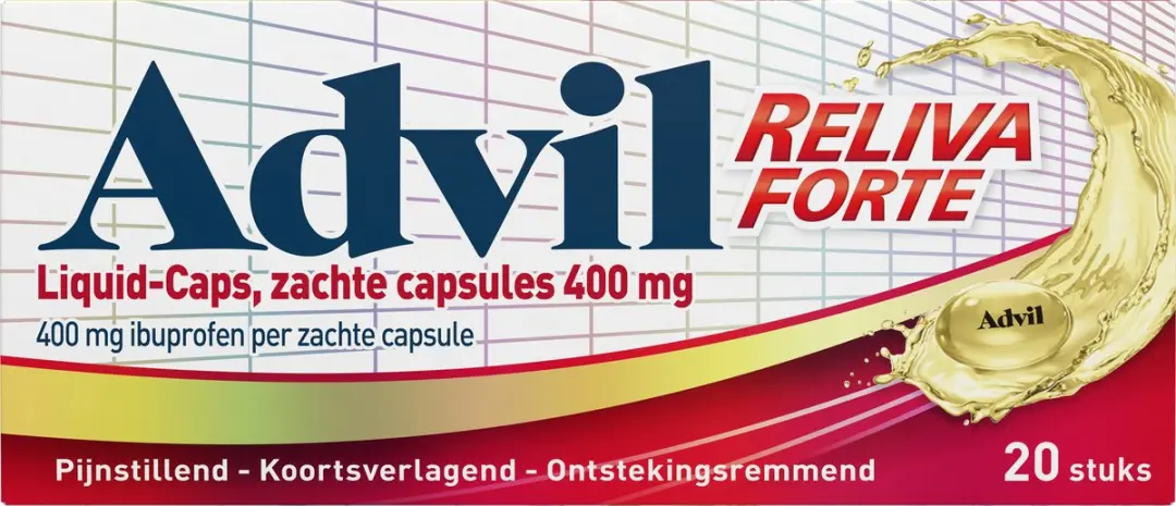Advil Revila Forte Ibuprofen 400mg - 20 Capsules