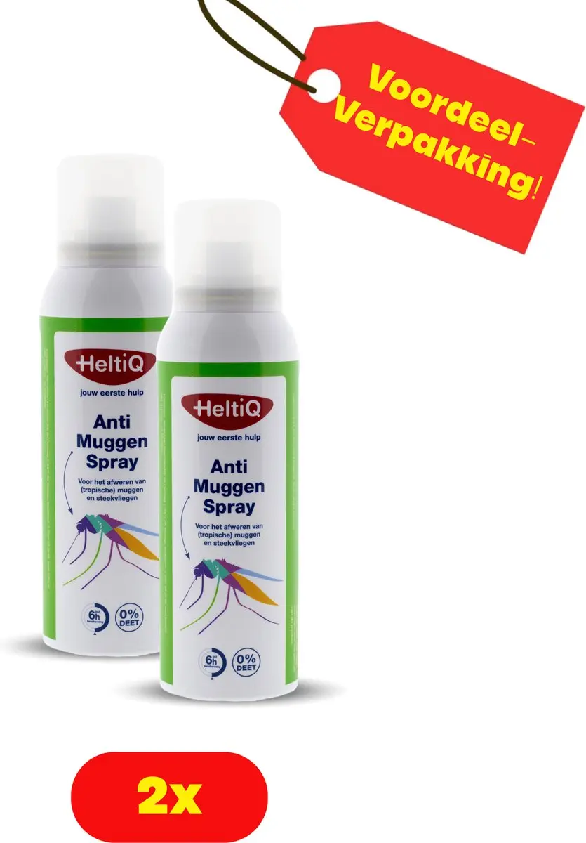 HeltiQ Anti-Muggen Spray 2x100ml