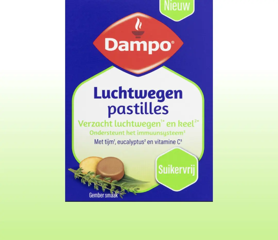 Dampo Luchtwegen Pastilles Suikervrij - 24 Stuks