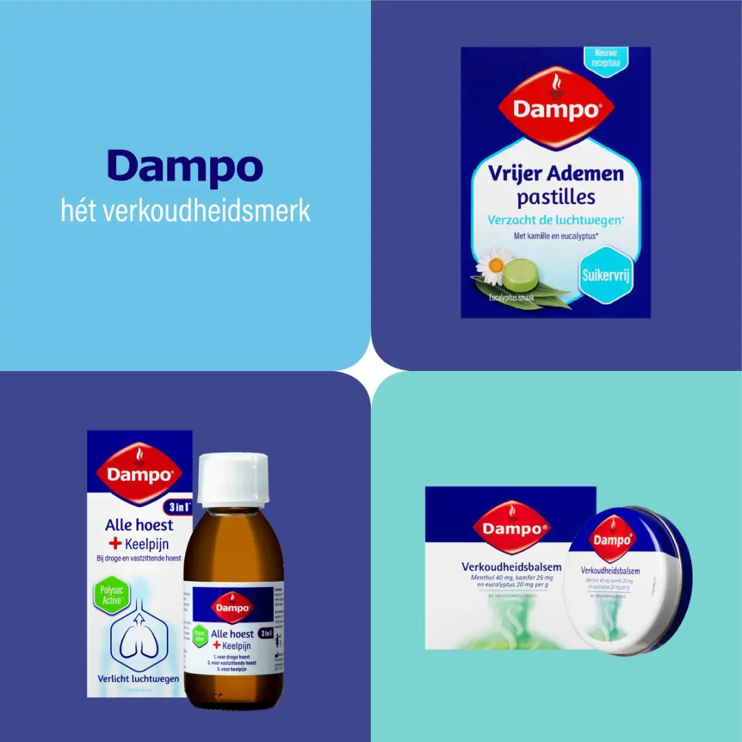 Dampo Luchtwegen Pastilles Suikervrij - 24 Stuks