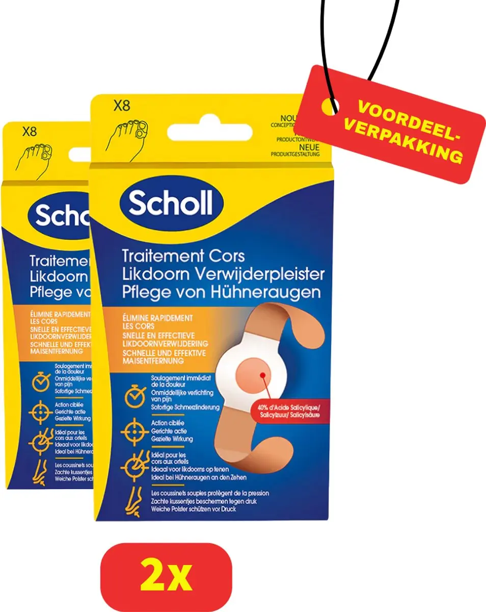 Scholl Likdoorn Verwijderpleisters