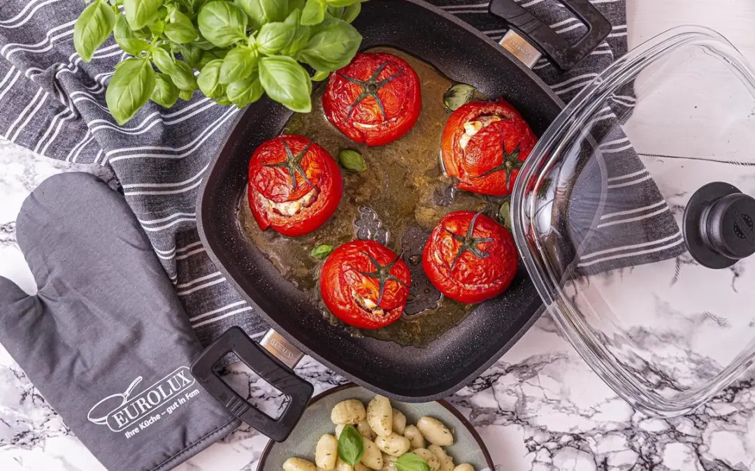 Eurolux Braadpan 28cm Zwart - FlexInductie/CombiZone