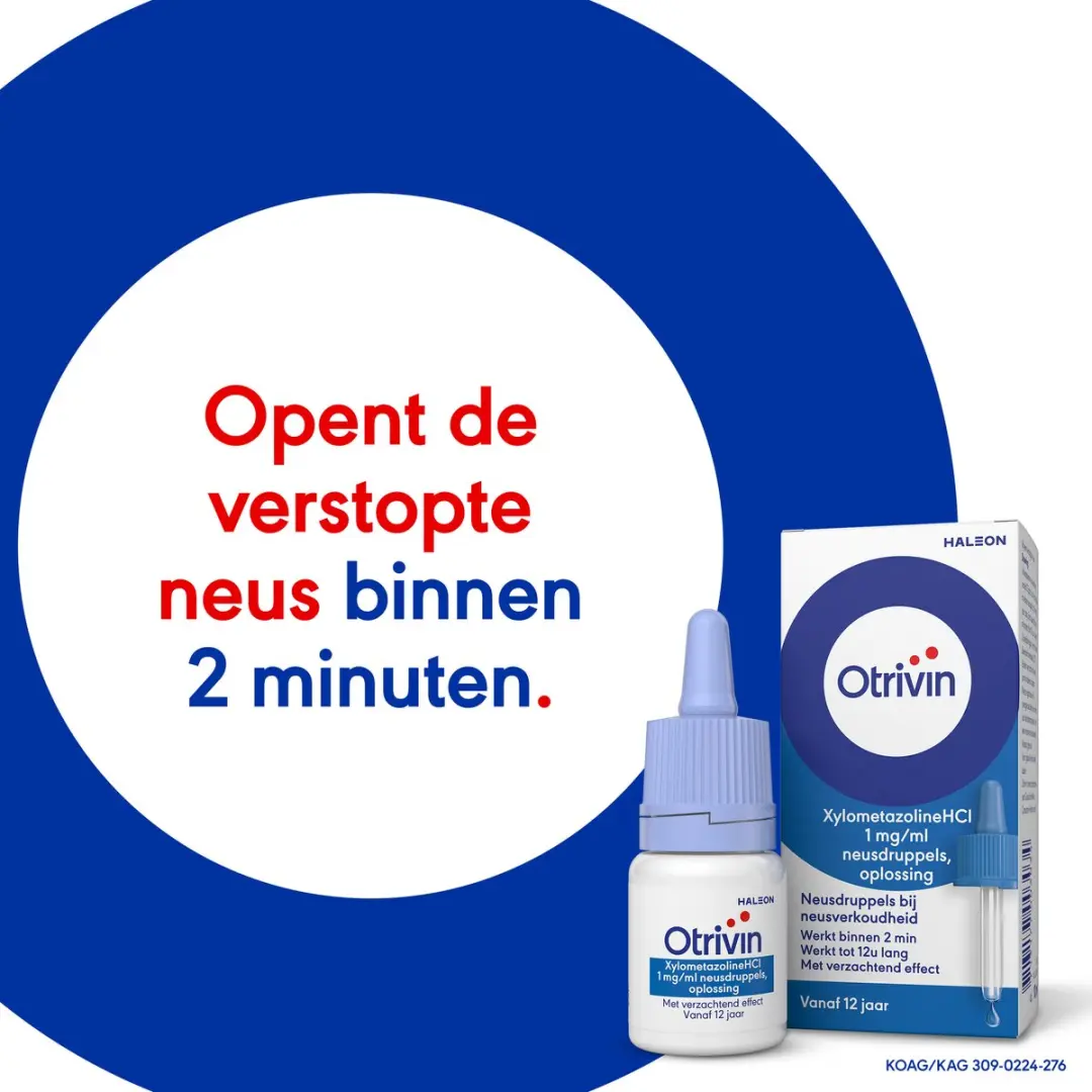 Otrivin Neusdruppels Xylometazoline 0,1% 10ml