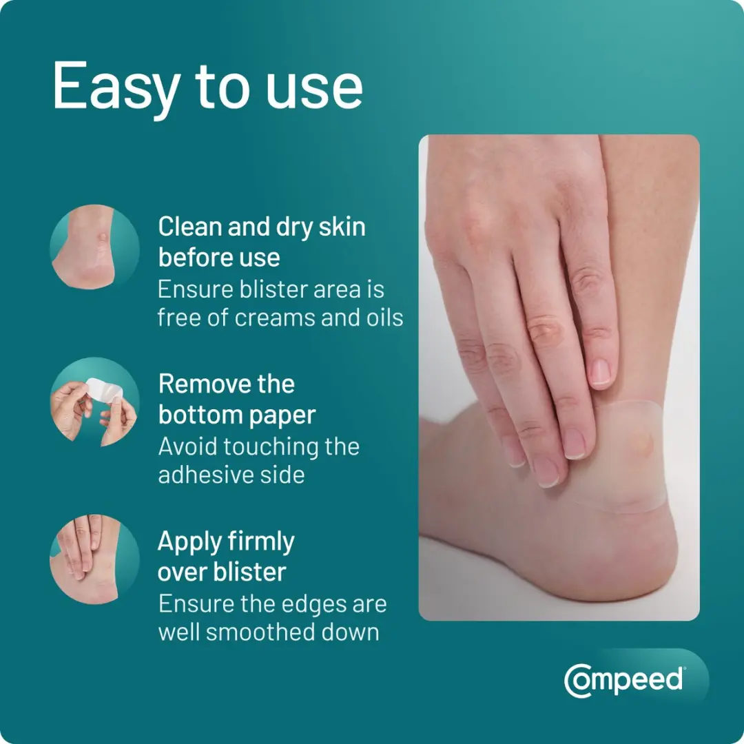Compeed Blarenpleisters Medium - 6 Stuks - Transparant