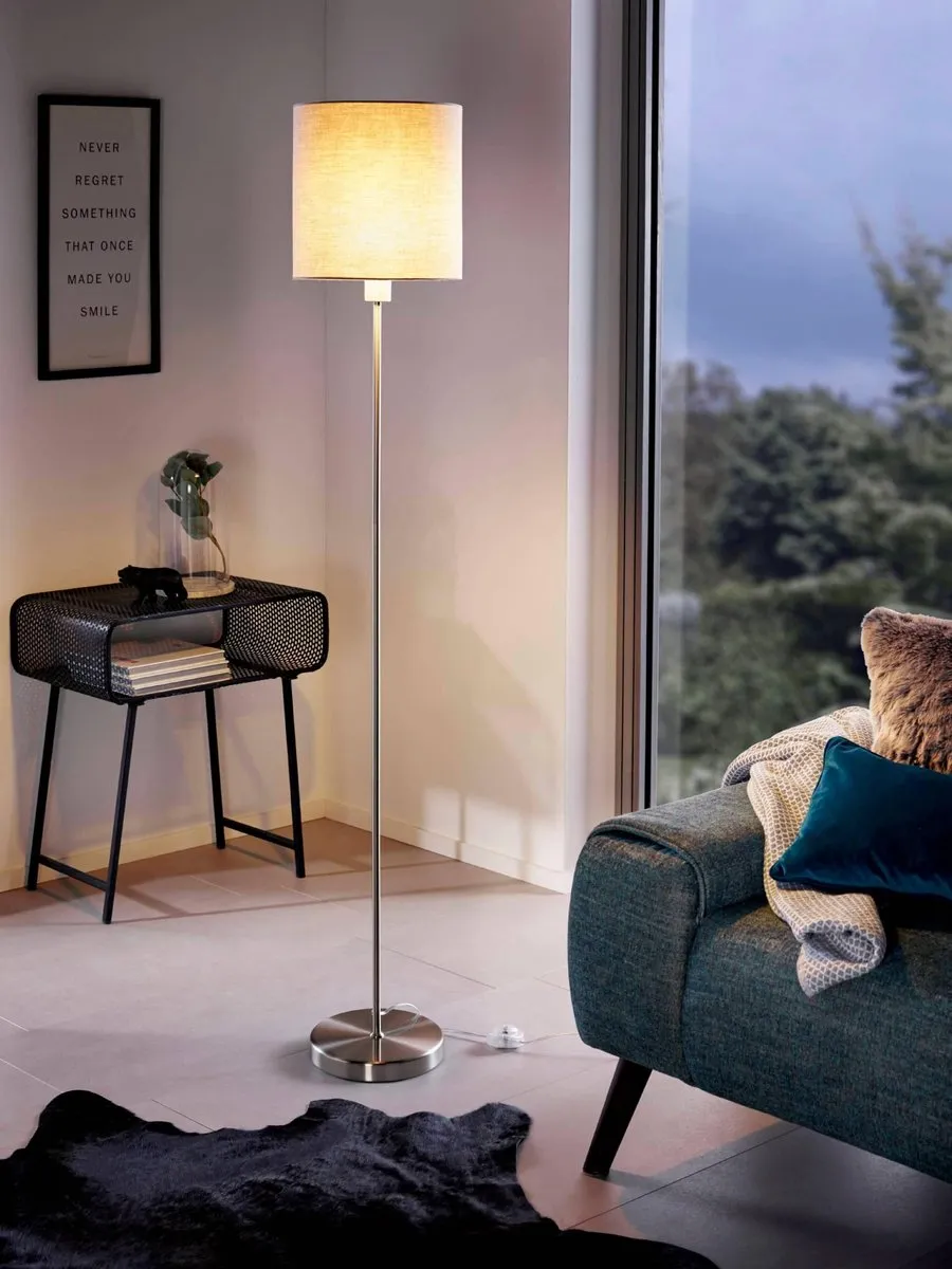 Eglo Pasteri Vloerlamp 157,5cm - Taupe