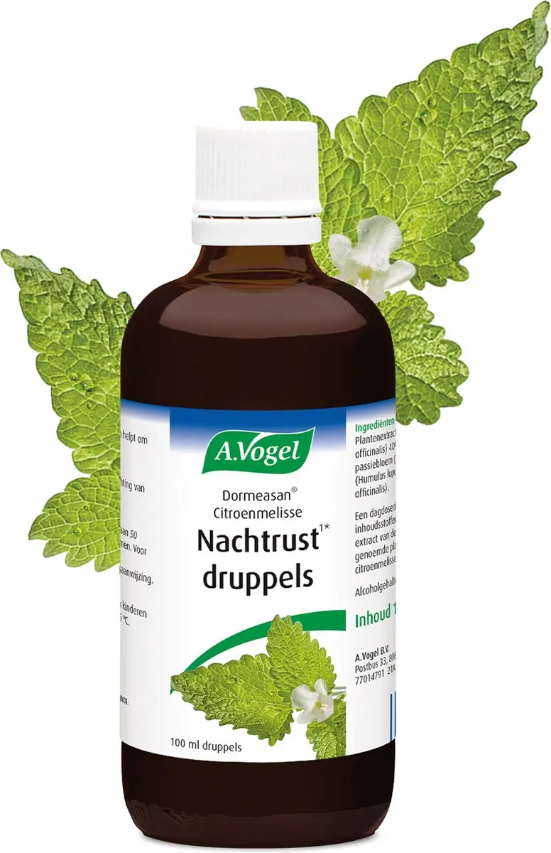 A.Vogel Dormeasan Citroenmelisse Nachtrust Druppels 100ml