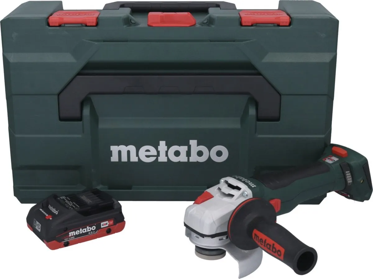 Metabo WB 18 LT BL 11-125 Accu Haakse Slijper 125mm - 1x 4,0Ah