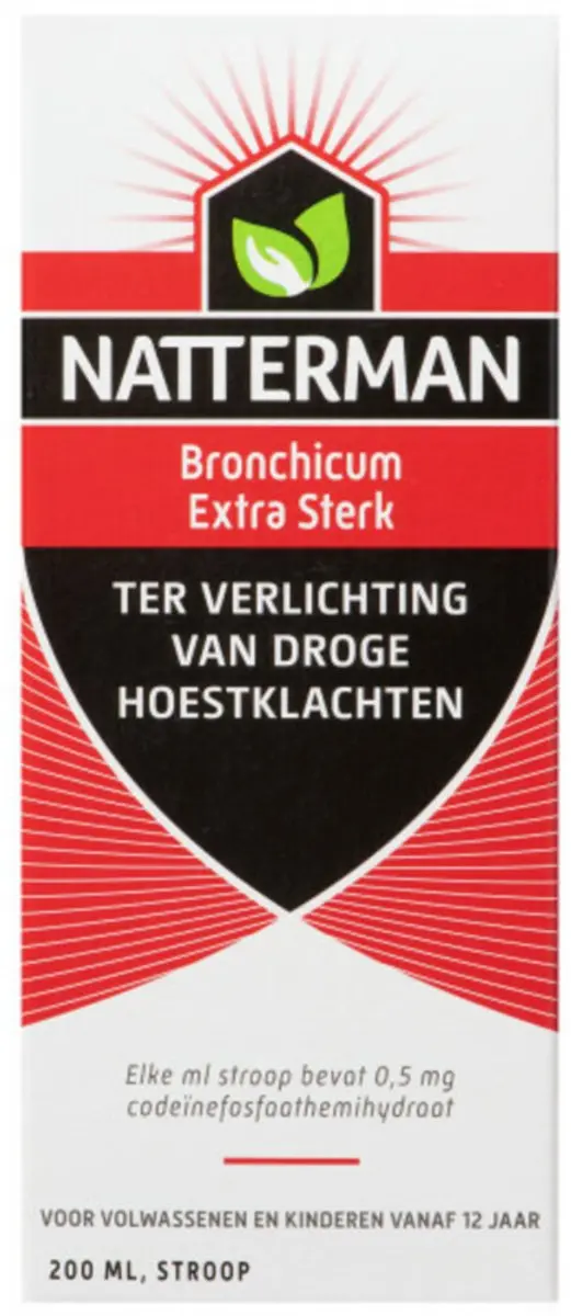 Natterman Bronchicum Extra Sterk Hoestdrank 400ml