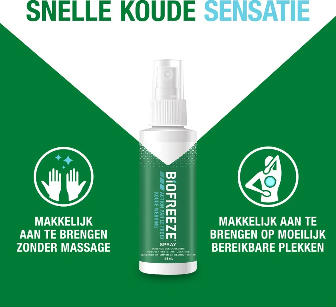 Biofreeze Spray 118ml - 3 Stuks