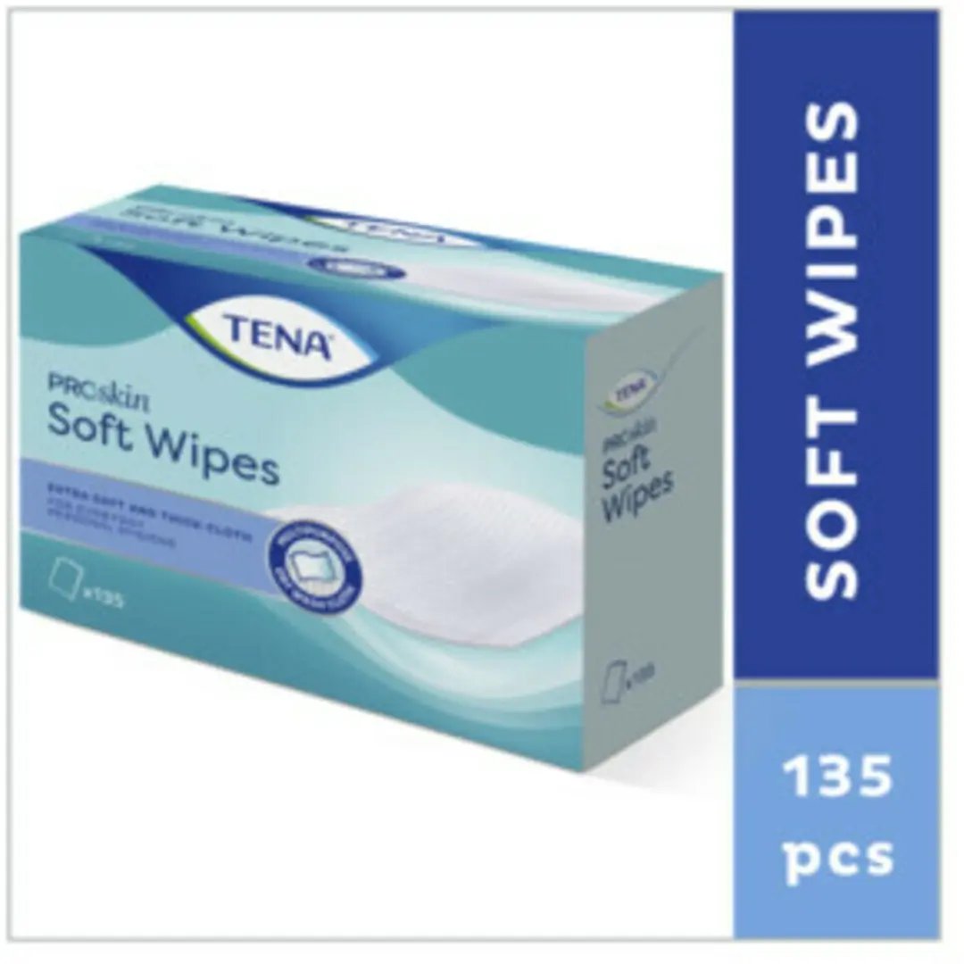 TENA Proskin Soft Wipes 1080 Stuks (8x135) - 30x32cm